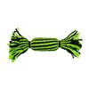 Jolly Pets Knot-N-Chew Tube Squeaker Green/Black Small/Medium