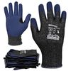 SAFEKO Touchscreen Operational Nitrile Palm Coated Work Glove, 12 Pair Pack, Large