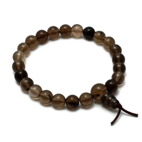 CrystalAge Smoky Quartz Power Bead Bracelet