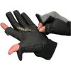 Glacier Glove Elite Angler Slit Finger Gloves - Small - Black