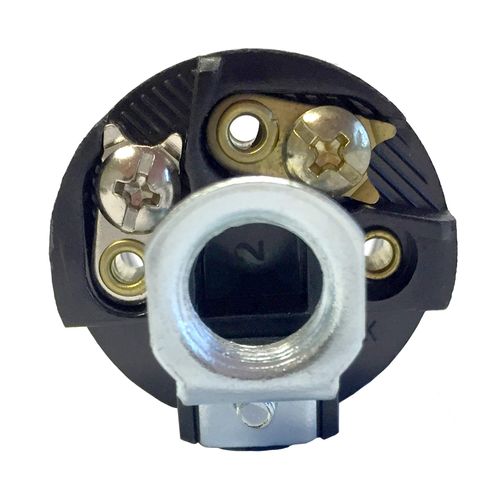 National Artcraft® Black Phenolic Lamp Socket with Threaded Bottom Bracket
