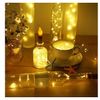 Wine Bottle Lights with Candle Flame, 10 Pack 20 LED Flameless Cork String Li...