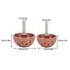 2Pcs Tungsten Buffing Wheels, Bowl Type Grinding Head Tungsten Steel Buffing Wheel for Tire Repair,Grinding Pad Grinder Power tool Accessories