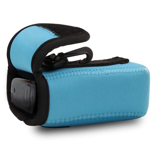 MegaGear MG752 Ultra Light Neoprene Camera Case compatible with Canon PowerShot SX620 HS, ELPH 180, ELPH 190 IS, ELPH 360 HS, ELPH 170 IS, SX610 HS - Blue