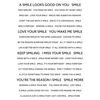 Creative Expressions Wordies-Sentiment Sheets-Smile, A5