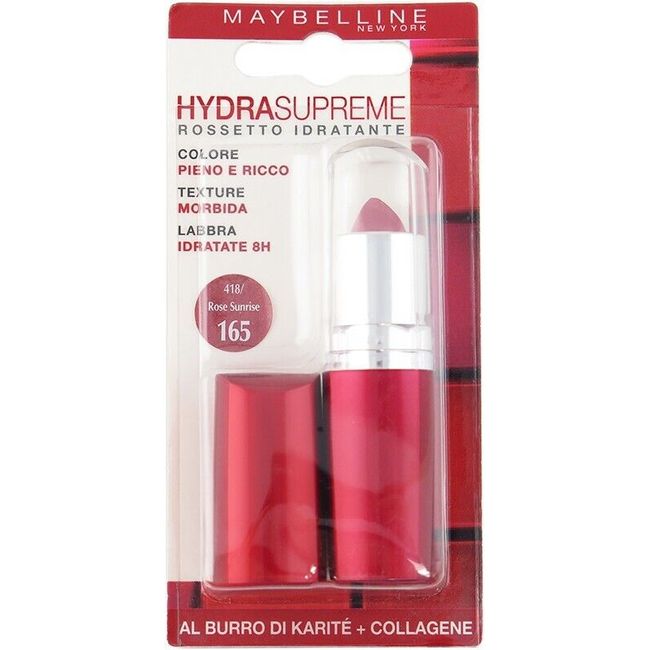 Maybelline Hydra Supreme Lipstick 165 Rose Sunrise *Twin Pack*