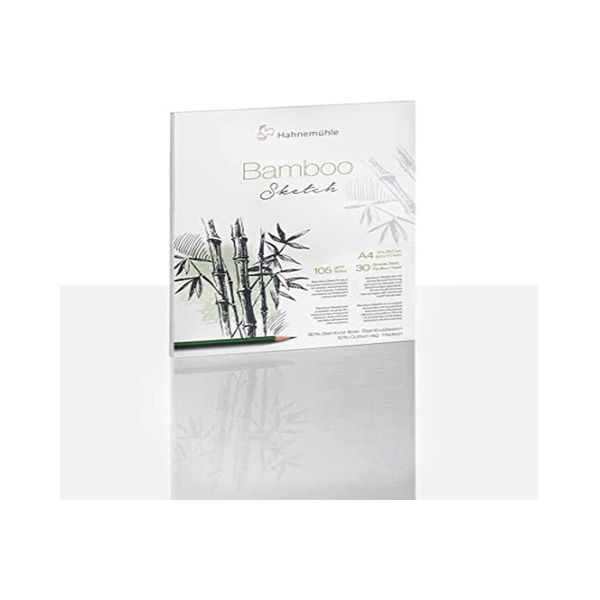 Hahnemuhle Bamboo Sketch 105gsm, A4 Pad, 30 Sheets