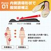 Lower back insole (S: 8.9 - 9.1 inches (22.5 - 23.0 cm)
