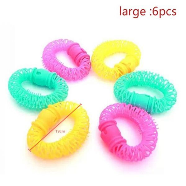 Magic Hair Curler Heated Spiral Curl Heat Roller Donut Wave Former DIY Styling Tool 6pcs 8