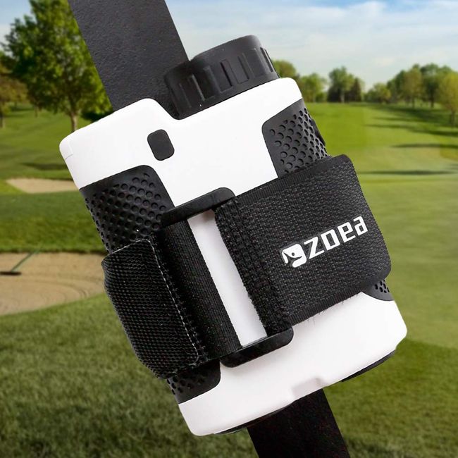 ZOEA Magnetic Rangefinder Mount Strap for Golf Cart Railing, Adjustable Rangefinder Mount/Holder/Strap/Band with Strong Magnet Securely Attach to Most Rail/Bar/Frame of Golf Cart (1.5)