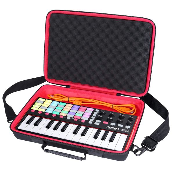 co2CREA Hart Reise Schutz Hülle Etui Tasche für Akai Professional APC Key 25 MK2 25-Tasten USB MIDI Pad Controller (Nur hülle, Enthält keine Ausrüstung)