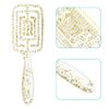 VOCOSTE Men and Women Detangling Brush Paddle Hair Brush Styling Comb for Curly Straight Wavy Hair Clear