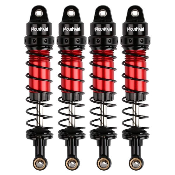 INJORA RC Stoßdämpfer Set 4 Stück RC Shock Absorbers RC Dämpfers für 1/10 RC Crawler Axial SCX10 90046 AXI231017 Traxxas TRX-4 D90 (90mm)