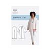 Simplicity Sewing Pattern S8924 Misses' Jacket, Top, Tunic & Pull-on Pants, Paper, U5 (16-18-20-22-24)