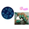 Badge Theme  Nail Art Stamping Template Image Plate Stamper Scraper Kit BP 27