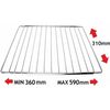 SPARES2GO Baking Tray + Extendable Locking Arm Shelf Compatible with Indesit Oven Cooker