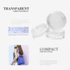 kuou 50 Pcs Empty Plastic Cosmetic Jars, 5ml Sample Containers Pots Bottles with Clear Lids