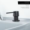 Laundry Tub Soap Dispenser in a Black Finish