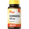 Echinacea Capsules 650mg | 100 Count | Vegetarian | Non-GMO | by Sundance