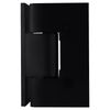 CRL V1E044MBL Matte Black Vienna 044 Series Wall Mount Offset Back Plate Hinge