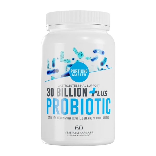 Portions Master 30 Billion Plus Probiotic - 60ct