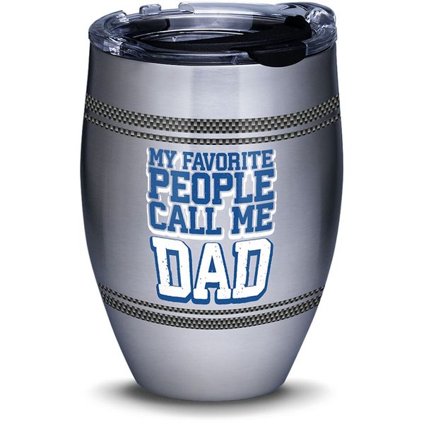 Tervis My Favorite People Call Me Dad 12 oz. Stainless Steel Tumbler W/ Lid New