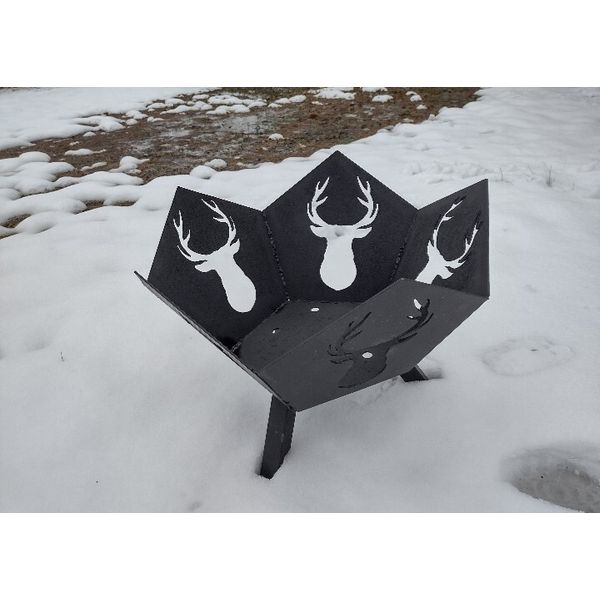 DIY Steel Half Dodecahedron Fire Pit Kit - Weld-It-Yourself - 22" Project 