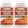 2 Pack Best Naturals Potassium Citrate 99 mg 500 Tablets