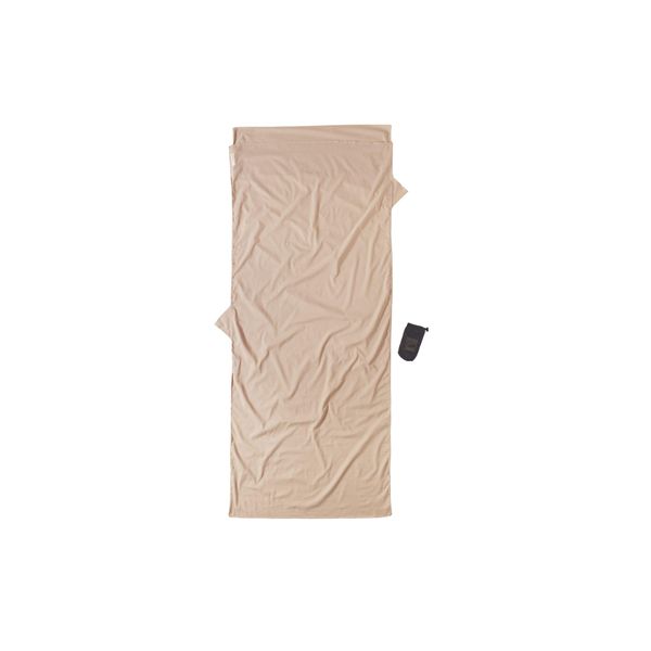 Cocoon TravelSheet Insect Shield Egyptian Cotton, Sand