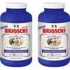 Brioschi Effervescent 8.5oz (2-Pack) Lemon Flavored Digestive Powder, Made in It