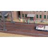 Walthers Cornerstone HO Scale Model Kit - Brick Craneway Base and Street 3-Pack