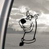 Scooby Doo Black Decal Truck Bumper Window Vinyl Sticker