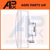 APUK Red & Clear Slim Thin LED Rear Round Stop Tail Lamp Light Tractor Trailer Lorry