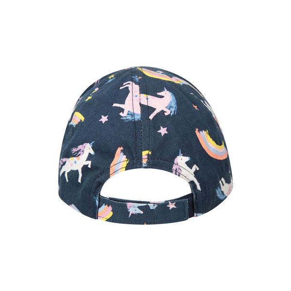 Mountain Warehouse Glare Kids Printed Baseball Cap Navy Large