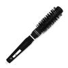 Round Barrel Brush- Nano Technology Ceramic & lonic Hair Brush with Nylon Bristle for Blow Drying, Curling, Styling and Straightening in Rose Gold (25mm Black)