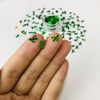 1 Pack 10g Green Plant Flower Tree Plum Bosom Cactus Nail Decoration Shaped Sequins Nail Supplies Holiday Gift Decor Figure Model Decor DIY Handmade Decoration Accessories -Cactus LB600