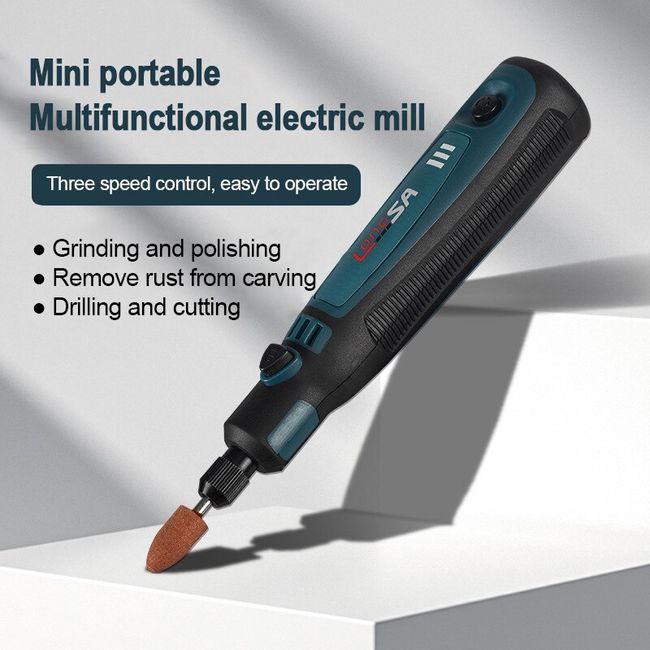 Mini Electric Cordless Drill Grinder Engraving Pen Variable Speed Rotary  Tool US