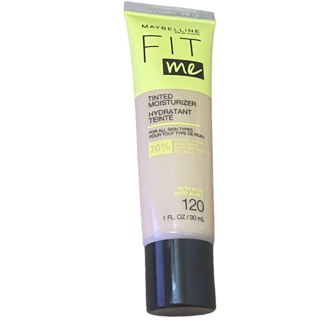 Maybelline Fit Me Tinted Moisturizer W/ Aloe Shade #120 - 1 Fl Oz