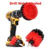 4PCS Drill Brush Set Power Scrubber Drill Attachments Carpet Tile Grout Cleaning