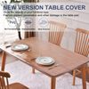 Rectangular Clear Table Protector 18x30 Inch Crystal Top Mat Transparent Waterproof Pad Plastic Desk Protector for Vanity Writing TV Bench Sofa Make-up Mat