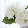3pcs 25in Artificial Realistic Hydrangea Flowers 3D Real Touch 25in Extra Long