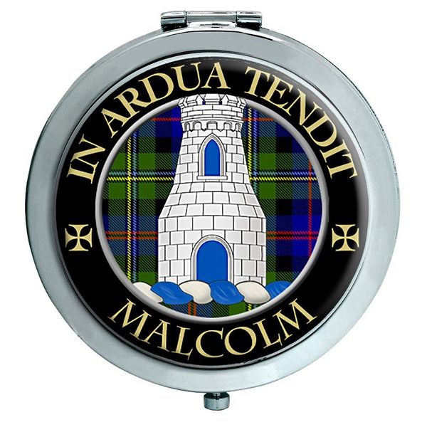 Malcolm Scottish Clan Compact Mirror