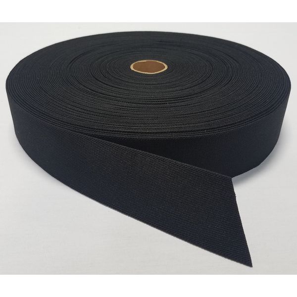 1 Yard - MIL SPEC 2" Elastic Webbing/MOLLE Webbing - Black