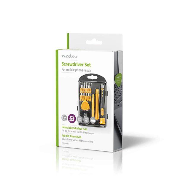NEDIS CSTS10017 Toolkit | 17-in-1 | for PC, Smartphone & Tablet Repair