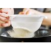 KitchenCraft Round Nylon-Mesh Small Plastic Sieve, 12 cm (4.5"), White