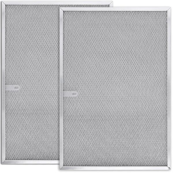 Wadoy BPS1FA36 Range Hood Filter 11-3/4" X 17-1/4" X 3/8", 2 Pack Aluminum Mesh Grease Range Hood Filter Compatible with Broan Nutone 99010300E