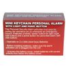 New Mini Keychain Personal Alarm with Light and Panic/Test Button BLUE