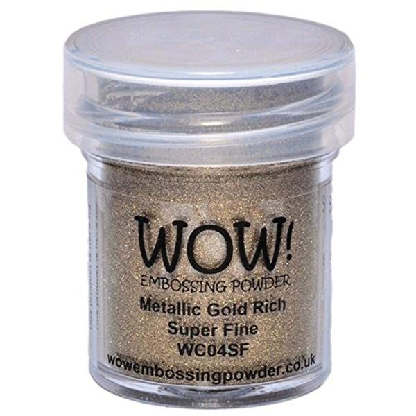 Wow Embossing Powder WOW Embossing Powder, 15ml, Gold Rich