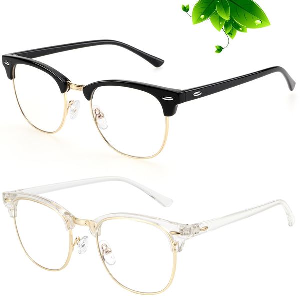 Blue Light Glasses Men Anti Eyestrain Lightweight Computer Gaming Blue Light ...