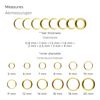PIERCINGLINE Titanium Segment Ring Clicker, Piercing for Nose, Septum, Ear, Helix or Tragus, Titanium, Without Stone